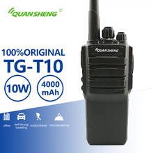 Rádio portátil toki 5w quansheng, walkie talkie uhf vhf, bateria 4000mah, transceptor digital 2024 - compre barato
