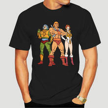 MotU Trinity He-Man Masters Of The Universe T-Shirt Men Skeletor Cartoon 80s She-Ra Beast  Tee Shirt Short Sleeve T Shirts-5427A 2024 - buy cheap