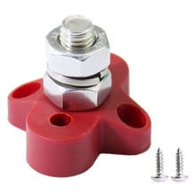 3/8" DC 48V Busbar Power Terminal Block Heavy Duty M10 Positive Negative Power Distribution Stud for Truck RV Ship Boat 2024 - buy cheap