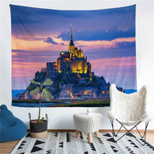 Building Printed Living Room Decoration Wall Hanging Tapestry Yoga Mat Rug Home Decor Art 2024 - buy cheap