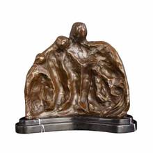 Love Family Sculpture Abstract Statue Hot Casting Bronze Figurine Vintage Art for Home Decoration 2024 - buy cheap