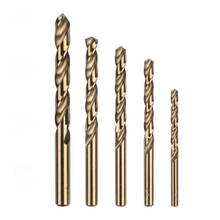 5Pcs HSS Drill Bit Set M35 Cobalt High Speed Steel Twist Drill Bits Metal Drilling Tools 1mm 2mm 3mm 4mm 5mm 2024 - buy cheap