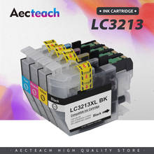 Aecteach-cartucho de tinta para impresora Brother, Compatible con LC3211, LC3213, Brother DCP-J772DW, DCP-J774DW, MFC-J890DW 2024 - compra barato