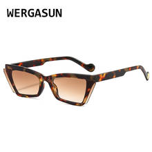 WERGASUN Square Retro Sunglasses Women Vintage Sun Glasses For Women/Men Luxury Brand Eyeglasses Women Small Oculos De Sol 2024 - buy cheap