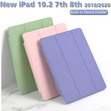 Funda de silicona suave con Portalápices para iPad, Protector de pantalla para iPad 10,2 de 7ª y 8ª generación, 2019/2020, A2072/A2316/A2324 2024 - compra barato