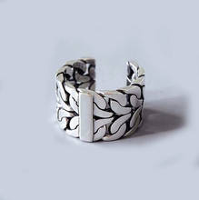 Anel de dedo anillos mujer bijoux anel de dedo anel de prata do punk cor grande geométrica para mulher 2024 - compre barato