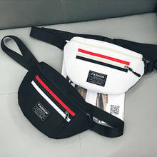 Fashion Women Waist Bag Female Fanny Pack Ladies Waterproof Black White Red Nylon Belt Bags Phone Money Chest Purse 529 2024 - buy cheap
