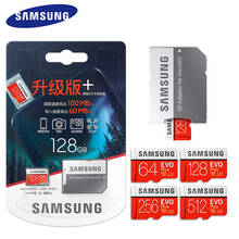 SAMSUNG micro sd card 128GB memory card 100MB/s 64GB EVO Plus 256GB C10 UHS-I cartao de memoria Microsd SD/TF Card with Adapter 2024 - buy cheap