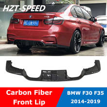 Kit de carrocería de fibra de carbono F30 F35, difusor de parachoques trasero, labio para BMW Serie 3, Modify M3 2014-2019 con luz Led 2024 - compra barato