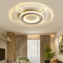 Modern Ceiling Lights 45W 60W LED Panel Lamp For Living Room Bedroom White Brown Surface Mount Ceiling Lamps With Remote Control 2024 - buy cheap