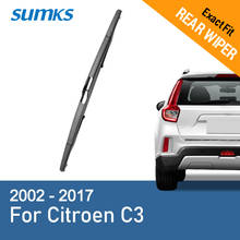 SUMKS Rear Wiper Blade for Citroen C3 2002 2003 2004 2005 2006 2007 2008 2009 2010 2011 2012 2013 2014 2015 2016 2017 2024 - buy cheap