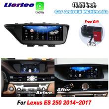 Автомобильный мультимедийный плеер Liorlee для Lexus ES 250 ES250 2014-2017, Android, GPS, Navi, навигация, радио, стерео, DVR, Wi-Fi 2024 - купить недорого