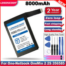 Аккумулятор LOSONCOER 8000 мАч хорошего качества для одного нетбука OneMix 2 OneMix 2S 356585 2024 - купить недорого