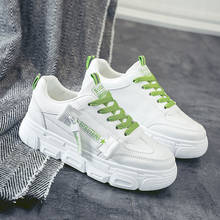 Little white sapatos femininos esportivos, calçado casual de sola plana para estudantes e mulheres, para primavera, 2021 2024 - compre barato