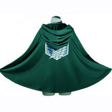 2021 New On Sale Anime Attack on Titan Cloak Shingeki no Kyojin Scouting Legion Aren / Levi Capes Cosplay Costume 2024 - buy cheap