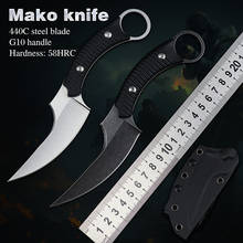 karambit knife csgo tactical claw knives 440C fixed blade EDC tool outdoor camping hunting and survival self defense knifes 2024 - buy cheap