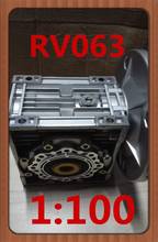 NMRV-reductor de tornillo sin fin de turbina RV063 1:100, agujero de entrada de 19 teclas, 6 WJ60 b5-100-80 2024 - compra barato