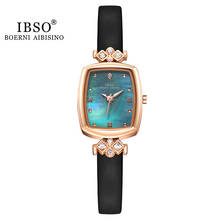 Relógio minimalista feminino à prova d'água, relógio de quartzo com pulseira de couro genuíno 2024 - compre barato
