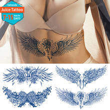 Waterproof Temporary Tattoo Sticker divine wings of angel tatto stickers juice lasting tatoo fake tattoos for girl women lady 2024 - купить недорого