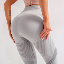 Calça legging sem costura cintura alta feminina calça de ginástica vazada super elástica calça de yoga calça de esporte calça de corrida fitness 2024 - compre barato