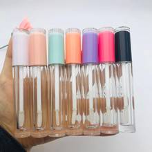 5ML 100 pcs Empty Lip Gloss Bottle,Pink cap DIY Plastic Lipgloss Tube,Beauty cosmetic packing container 2024 - buy cheap