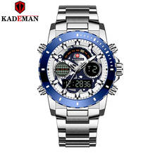 KADEMAN Sports Mens Watches Top Brand Luxury Military Quartz Watch Men Waterproof Weekly Date Male Clock Relogio Masculino 2020 2024 - buy cheap
