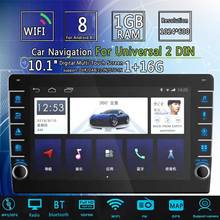 NEW Car Radio 10.1 Inch 2Din for Android 8.0 Car Stereo Radio Quad Core 1+16G IPS Touch Screen MP5 Player GPS WIFI FM 2024 - buy cheap