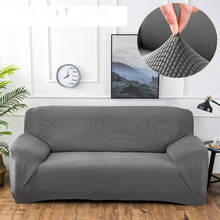 Capa de sofá grossa universal, de malha, para um e dois lugares, cobertura para sofá e almofada 2024 - compre barato