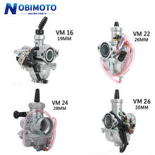Motorcycle Carburetor VM16 22mm VM22 26mm VM24 28mm VM26 30mm Carburateur For 110cc to 250cc Pit Dirt Bike ATV Quad 2024 - buy cheap