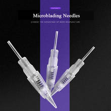 50pcs Microblading Machine Needles 1RL/3RL/5RL Tattoo Cartridge Needles for Permanent Makeup Eyebrow/Lip PMU Accessories Supply 2024 - buy cheap