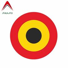 Aliauto criativo etiqueta do carro roundel bélgica bandeira da força aérea pvc decalque capa arranhões para volvo mercedes benz jeep, 14cm * 14cm 2024 - compre barato