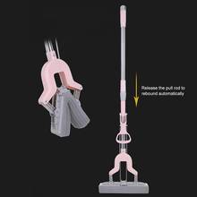 Esponja de microfibra reutilizável, extrusão manual para esfregão de piso expansível, ferramentas de limpeza doméstica, alça ajustável 2024 - compre barato