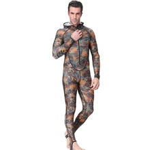 Серфинг Для мужчин Мода новый спортивный Для мужчин плюс 5XL Размеры купальники Камуфляж гидрокостюм для подводного плавания Бесплатная водолазный костюм рыболовли ловильный крючок для плавания # F 2024 - купить недорого