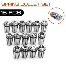Spring Collet Set 15PCS for CNC Engraving Machine & Milling Lathe Tool Tool Holder Machining Tools 2024 - compre barato