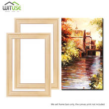 Wooden Frame Canvas Frame Wood Picture Frame For Canvas Painting For Oil Painting diy frame 40x50cm For Canvas Print Wall Art 2024 - buy cheap