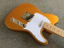 Guitarra eléctrica China, instrumento musical personalizable, TL, color dorado, entrega gratuita 2024 - compra barato