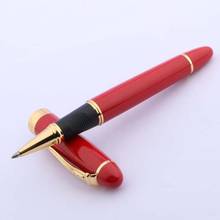 Jinhao 450 caneta esferográfica de metal, cores vermelho brilhante, dourado, para trabalho, escritório, materiais de escrita 2024 - compre barato