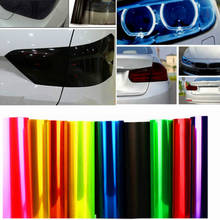 30cm x 100cm Auto Car Headlight Taillight Fog Light Vinyl Sticker For BMW 4 3 2 1 series E39 F30 F20 F32 X1 F48 F45 2024 - buy cheap