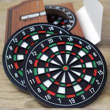 4 Pcs Mini Kitchen Table Mat Utensils Dart Board Styled Cup Mouse Pad Coaster Dart Board Drink Bottle Beer Beverage Placemat 2024 - buy cheap