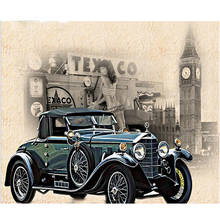 Full Diamond Embroidery 5D Diamond Painting city old car picture  Cross Stitch Diamond Mosaic Needlework Craft StickersZP-1803 2024 - buy cheap