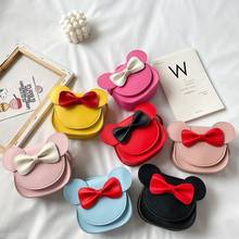 Nova bolsa de ombro infantil da disney, sacola de desenho animado do mickey mouse, jardim de infância, bolsa de moedas para meninas 2024 - compre barato