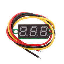 Mini Digital DC Voltmeter,  Three Wire 0 - 100V DC Voltmeter Voltage Tester, Volts Test Meter - 4 Colours 2024 - buy cheap