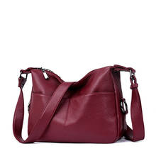 Winter Style Double Pocket Leather Luxury Handbags Women Bags Designer Handbags Shoulder Bags For Women 2018 SAC A MAIN Femme 2024 - buy cheap