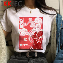 Darling in the Franxx Zero Two Aesthetic Manga clothes men 2021 plus size kawaii t shirt kawaii white t shirt 2024 - buy cheap