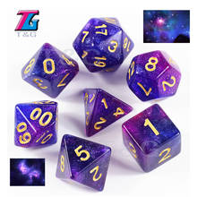 Dados poliédricos acrílicos para juego de mesa TRPG DND, en oferta 2024 - compra barato