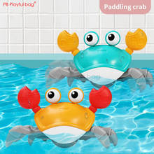 Playful bag Children's crab toys with rope Amphibious toys Beach bathroom Pet crab Christmas gifts for kids AA68 2024 - buy cheap