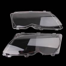 2 Pcs/Pair Headlight Lenses Replacement Left / Right Headlamp For BMW E46 4 DR dropshipping 2024 - buy cheap