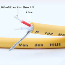 Van Den Hul M.C D102 MK III Hybrid Halogen interconnect cable ,Audio video hi end RCA cable ,hifi  Audio Extension Cord 2024 - buy cheap