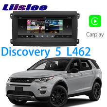 Liislee carro multimídia gps de áudio hi-fi rádio estéreo para land rover lr5 discovery 5 l462 2017 2020 navegação estilo original navi 2024 - compre barato