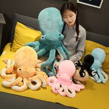 1PCS 30-90cm New Large Squid Plush Stuffed Toy Soft Marine Life Animal Doll Pillow Kid Toy Funny Toy Home Decoration 2024 - buy cheap